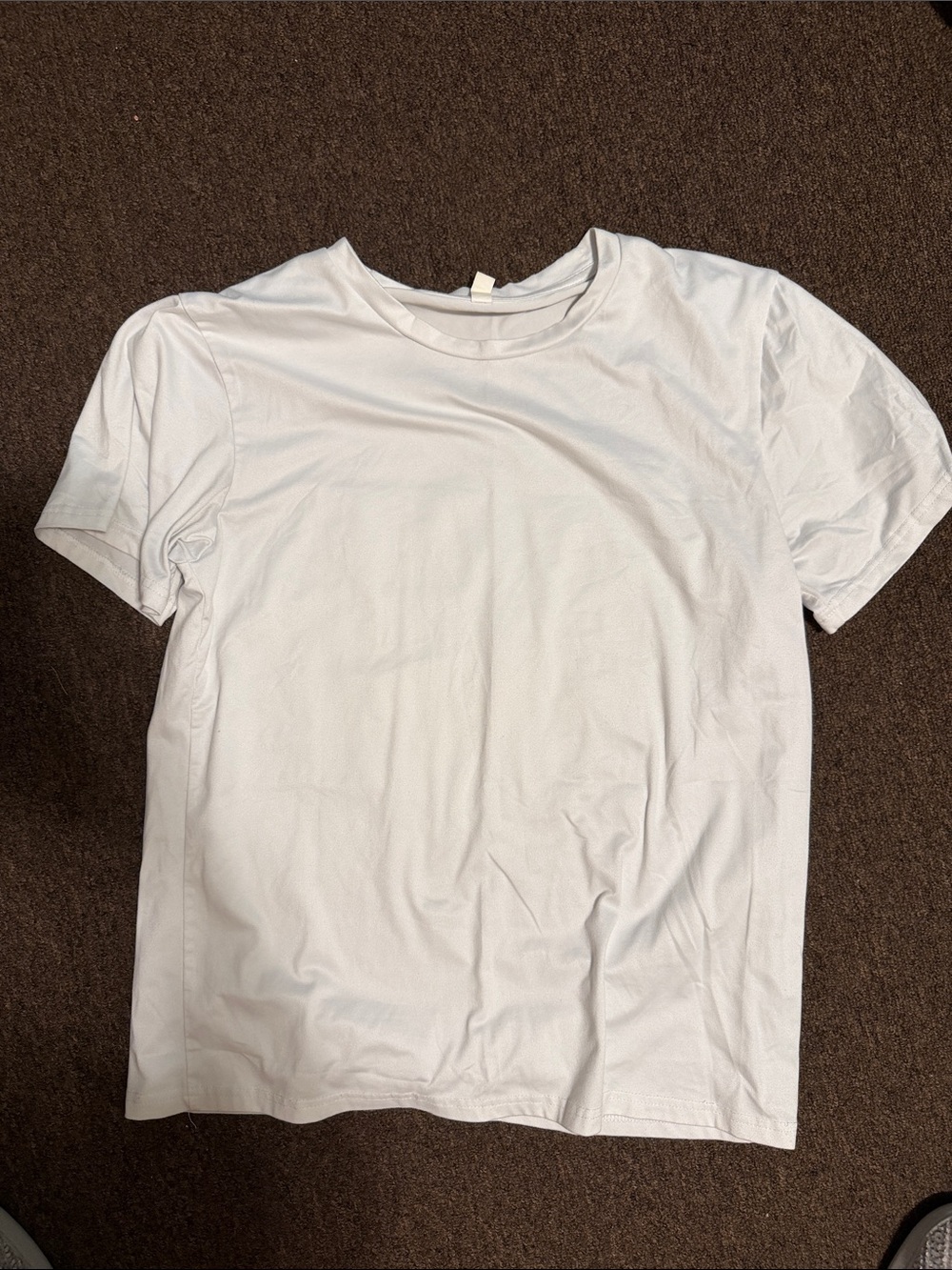 SHEIN White Short Sleeve Crew Tee